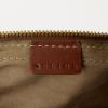 Celine Boogie handbag in brown leather and beige monogram canvas - Detail D3 thumbnail