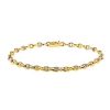 Flexible Cartier bracelet in yellow gold and white gold - 00pp thumbnail