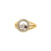 Sortija Chopard Happy Diamonds en oro amarillo,  rubí y diamantes - 00pp thumbnail
