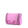 Bolso de mano Chanel en cuero acolchado rosa - 00pp thumbnail