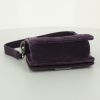 Chanel Mini Boy handbag in purple quilted velvet - Detail D3 thumbnail