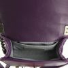 Chanel Mini Boy handbag in purple quilted velvet - Detail D4 thumbnail
