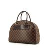 Borsa Louis Vuitton Nolita in tela a scacchi ebana e pelle marrone - 00pp thumbnail