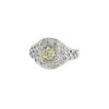 Anello De Beers Aurora in oro bianco e diamante grezzo e diamanti - 00pp thumbnail