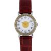 Reloj Hermes Sellier - wristwatch de oro chapado y acero Circa  1990 - 00pp thumbnail