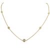 Vintage 1990's necklace in yellow gold and diamonds - 00pp thumbnail