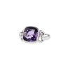 Half-articulated Poiray Indrani small model ring in white gold and amethyst - 00pp thumbnail