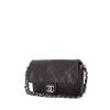 Chanel Timeless handbag in brown quilted grained leather - 00pp thumbnail