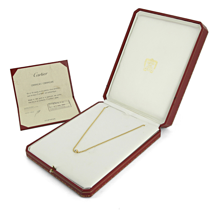 Cartier Perruque necklace in yellow gold and diamond - Detail D2