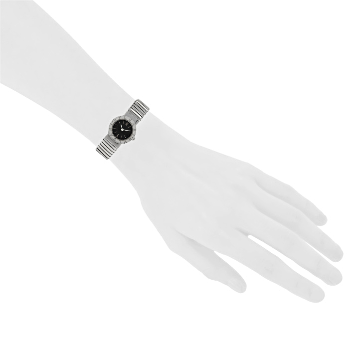 Montre Bulgari Tubogas en acier Ref :  BB232TS Vers  2000 - Detail D1