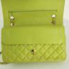 Chanel Timeless handbag in yellow Lime quilted leather - Detail D5 thumbnail