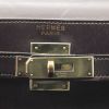 Hermes Kelly 28 cm handbag in brown box leather - Detail D3 thumbnail