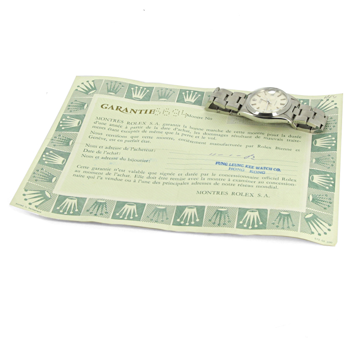 Reloj Rolex Oyster Date Precision de acero Ref :  6694 Circa  1981 - Detail D2