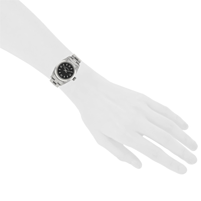 Rolex Oyster Perpetual Lady watch in stainless steel Ref:  67180  Circa  1996 - Detail D1