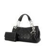 Borsa Dior Dior Soft modello piccolo in pelle nera cannage - 00pp thumbnail