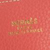 Sac cabas Hermes Double Sens grand modèle en cuir togo deux tons rose et rose-fushia - Detail D4 thumbnail