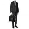 Yves Saint Laurent Muse small model briefcase in black leather - Detail D1 thumbnail