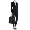 Yves Saint Laurent Muse large model briefcase in black leather - Detail D1 thumbnail