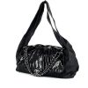Chanel Grand Shopping shopping bag in black patent leather and black quilted leather - 00pp thumbnail