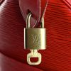 Louis Vuitton Speedy 35 handbag in red epi leather - Detail D4 thumbnail