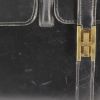 Hermes Drag handbag in black box leather - Detail D4 thumbnail