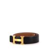 Ceinture Hermes en cuir box noir - 00pp thumbnail