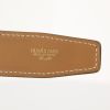 Ceinture Hermes en cuir box noir - Detail D1 thumbnail