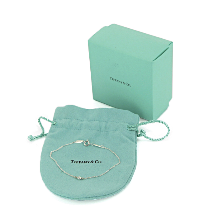 Bracelet Tiffany 
Co Diamonds By The Yard en argent et diamant