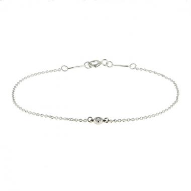 Bracciale Tiffany & Co Diamonds By The Yard in argento e diamante
