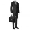 Prada briefcase in black leather - Detail D1 thumbnail