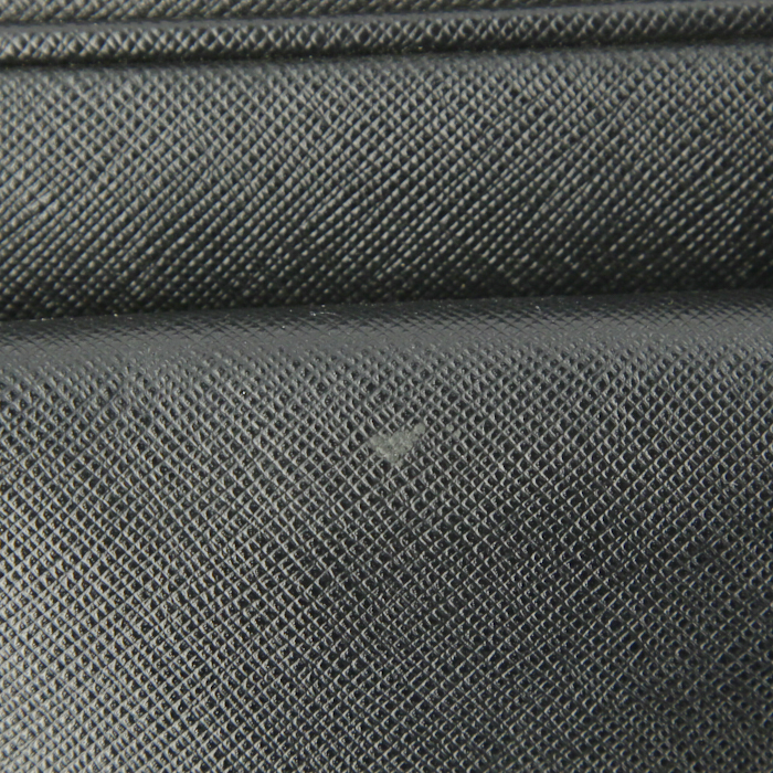 Borsa portadocumenti Prada in pelle nera - Detail D5