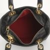 Borsa Dior Lady Dior in pelle cannage nera - Detail D2 thumbnail