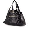 Fendi shopping bag in black patent leather - 00pp thumbnail