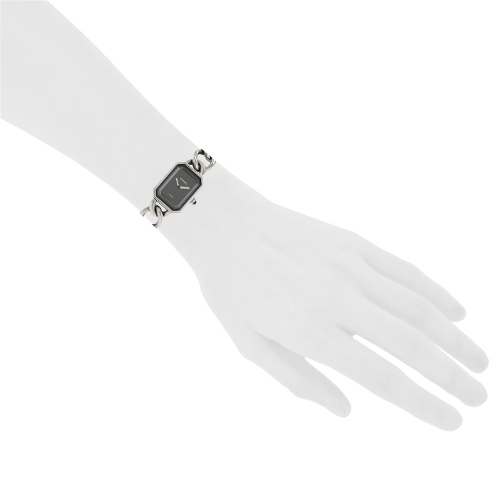 Chanel Première  size L watch in stainless steel Circa  2010 - Detail D1