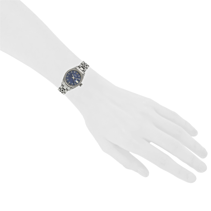 Montre Rolex Oyster Perpetual Date en acier Vers  1971 - Detail D1