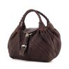 Fendi Spy handbag in brown leather - 00pp thumbnail