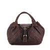 Fendi Spy handbag in brown leather - 360 thumbnail