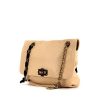 Lanvin Happy shoulder bag in beige leather - 00pp thumbnail