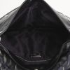 Miu Miu Coffer handbag in navy blue quilted leather - Detail D3 thumbnail