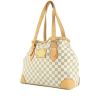Louis Vuitton shopping bag in azur damier canvas and natural leather - 00pp thumbnail