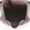Hermes Lindy handbag in plum Swift leather - Detail D3 thumbnail