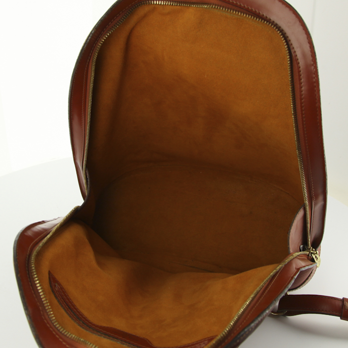Louis Vuitton Gobelins - Backpack backpack in brown epi leather - Detail D2