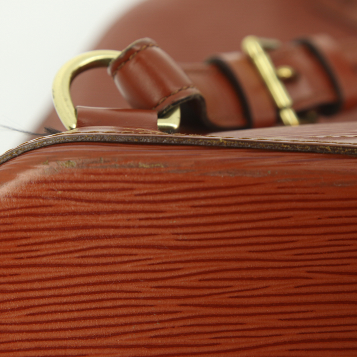 Louis Vuitton Gobelins - Backpack backpack in brown epi leather - Detail D4