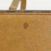 Louis Vuitton shopping bag in damier canvas and natural leather - Detail D5 thumbnail
