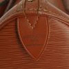Borsa Louis Vuitton Speedy 25 cm in pelle Epi marrone e pelle - Detail D3 thumbnail