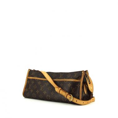 Louis Vuitton Popincourt bag worn on the shoulder or carried in the hand in monogram canvas and natural leather