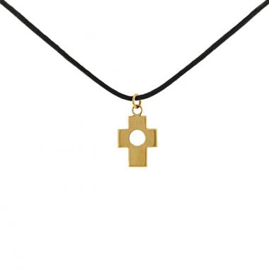 Pendentif Dinh Van Croix en or jaune