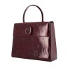 Cartier handbag in burgundy monogram leather - 00pp thumbnail