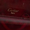 Bolso de mano Cartier en cuero Monogram color burdeos - Detail D3 thumbnail