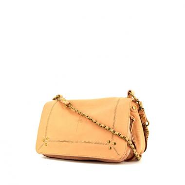 Borsa Jerome Dreyfuss Bobi a tracolla in pelle rosa polvere